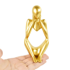 Nordic Abstract Thinker Statue Ornaments Home Decoration Desktop Decor Handmade Crafts Art Sculpture Supplies