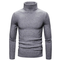 Autumn and Winter  Men's Turtleneck Sweater Male  Version Casual All-match Knitted  Sweater  Pullover  Mens Clothing