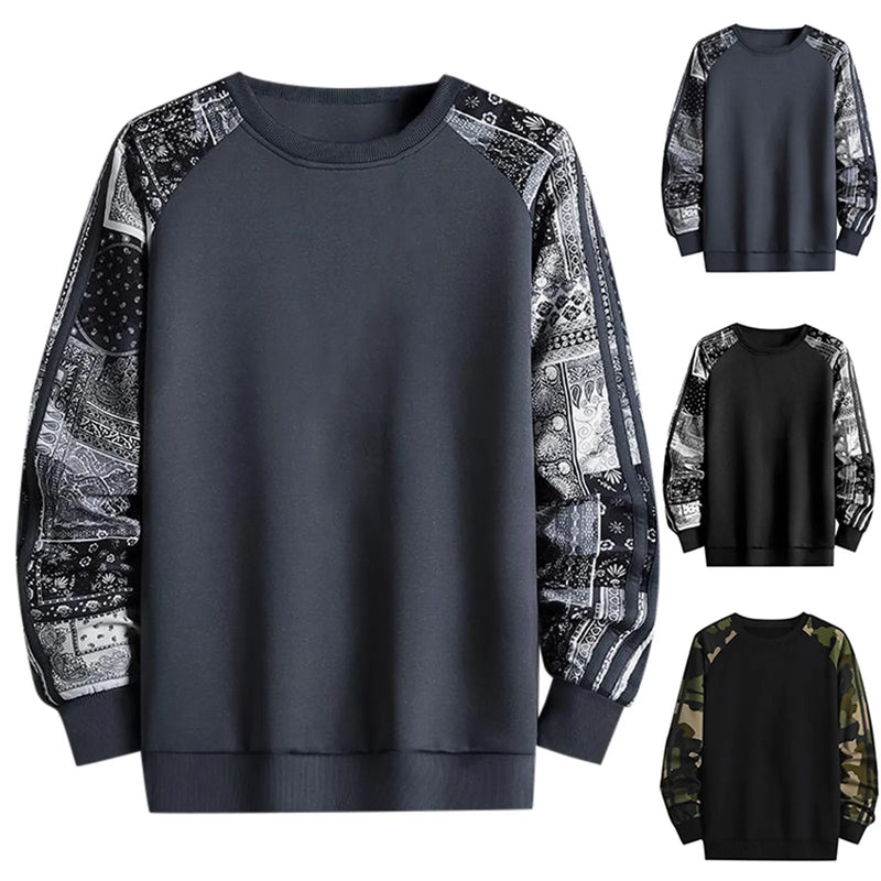 Sports Sweater Men'S Spring And Autumn Round Neck  Loose Casual Wear Male Fashion Trend Youth Sweater Sweatshirt Pullover