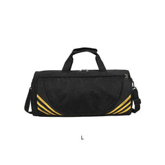 Men Women Gym Bags Large Capacity Polyester Backpack Compartment Fitness Running Sports Shoulder Bag  Silver Large