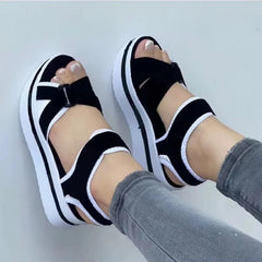 Summer New Women sandals Open Toe Fashion Heels Comfortable Platform Womens Wedge Footwear Fashion Lightweight Women's sandalias