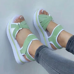 Summer New Women sandals Open Toe Fashion Heels Comfortable Platform Womens Wedge Footwear Fashion Lightweight Women's sandalias