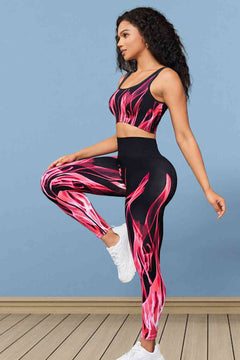 Sports Tank and Leggings Set