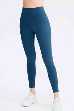 Wide Waistband Slim Fit Long Sports Pants
