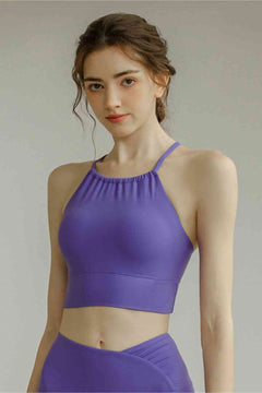 Round Neck Sleeveless Sports Tank Top